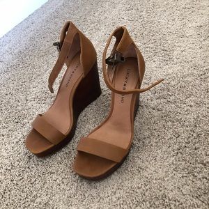 Lucky Brand Brown Wedge Heels
